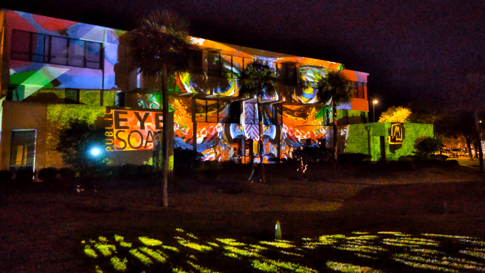 Digital Projection Art Brings Panama City To Life At The Public Eye