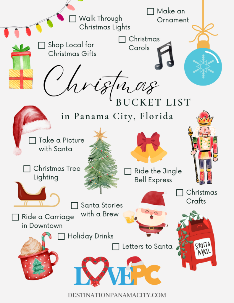 christmas in panama city bucket list