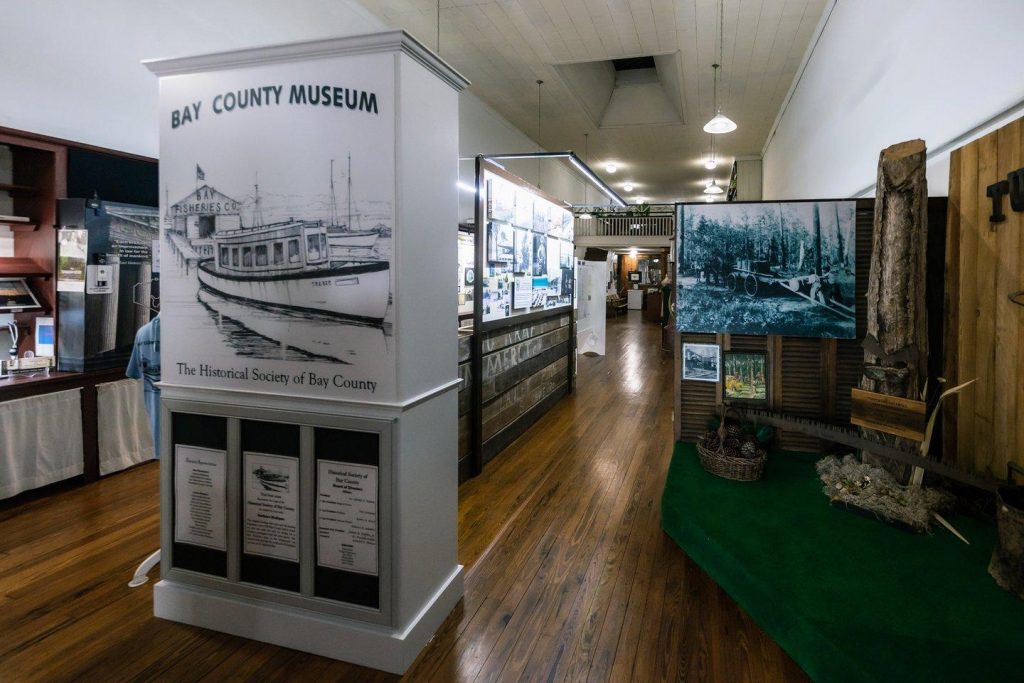 Interior of the Bay County Historical Museum located in Downtown Panama City, a must-see destination for visitors exploring museums in Panama City.