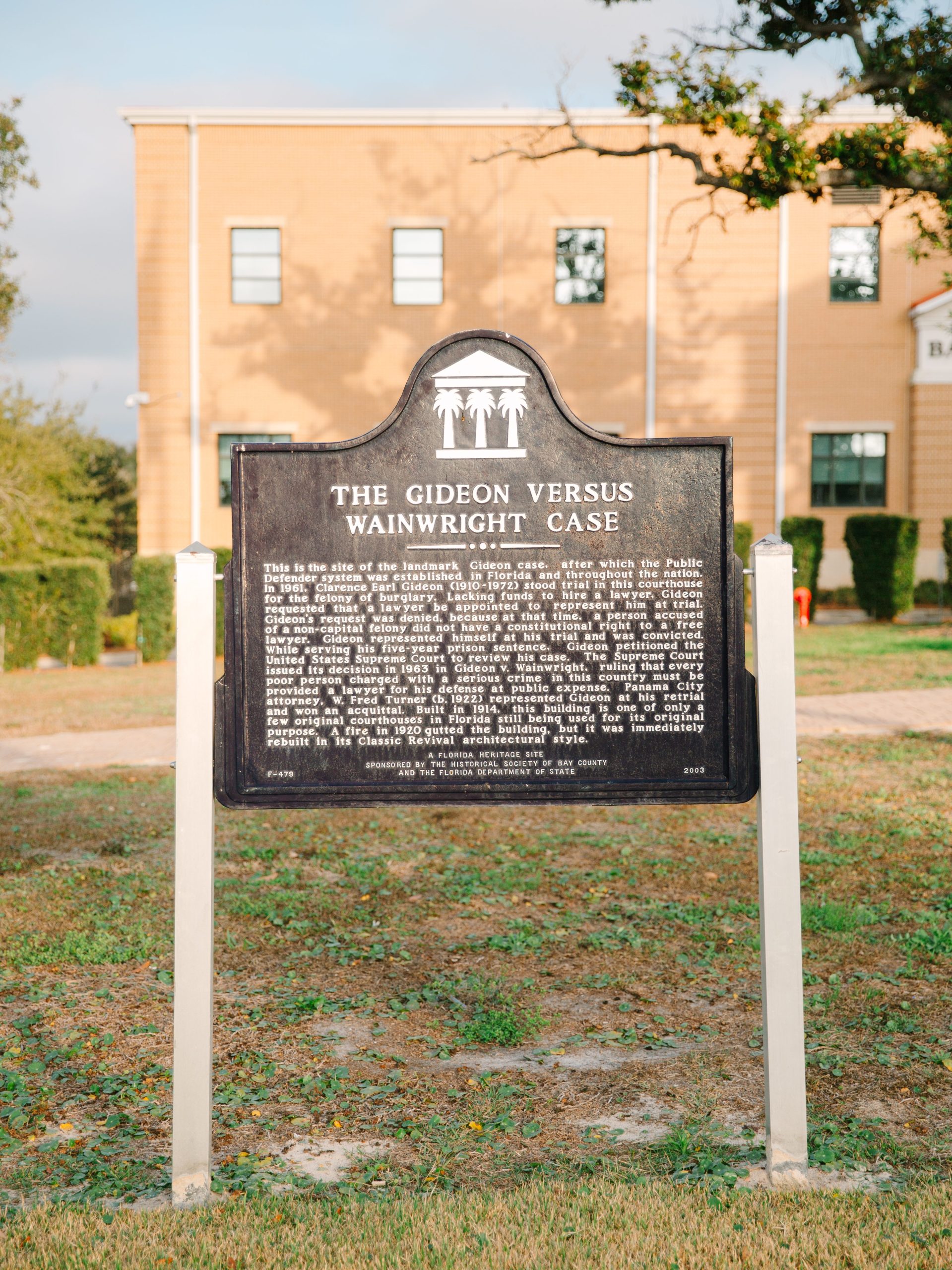 Panama City, Florida: A Stop on the U.S. Civil Rights Trail 1 Bay County Courthouse in Panama City Florida Gideon vs Wainwright 4 edited scaled