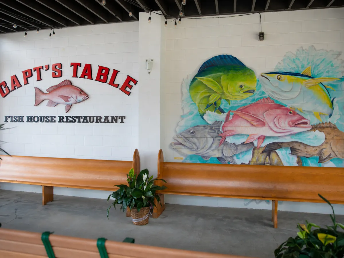 Hook and Cook in Panama City, FL: Where to Bring Your Fresh Catch for Dinner 8 Capt's Table Fish House Restaurant in Panama City, one of the best restaurants that cook your fish in Panama City FL