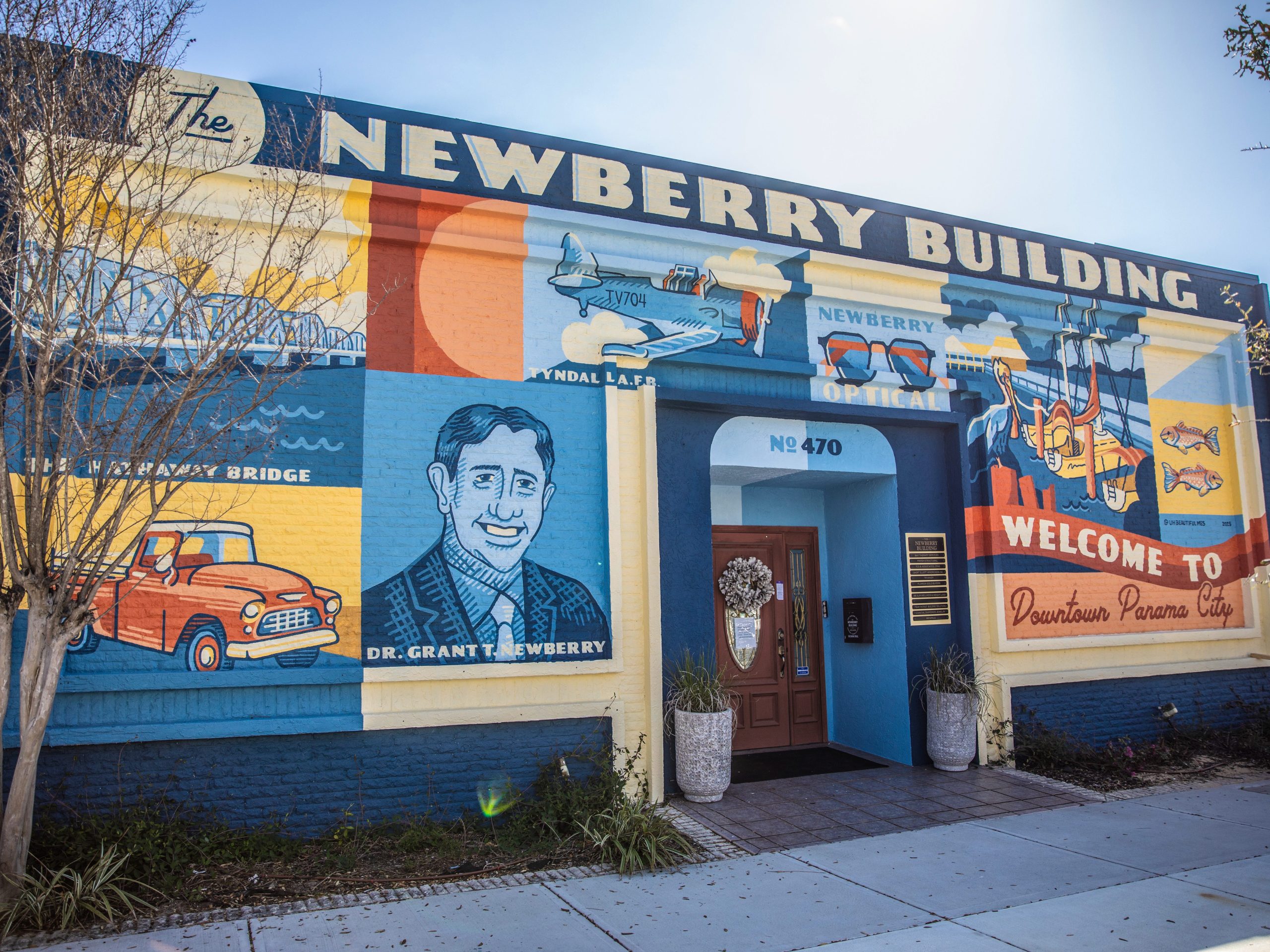 Mural Trail 26 Newberry building mural edited scaled